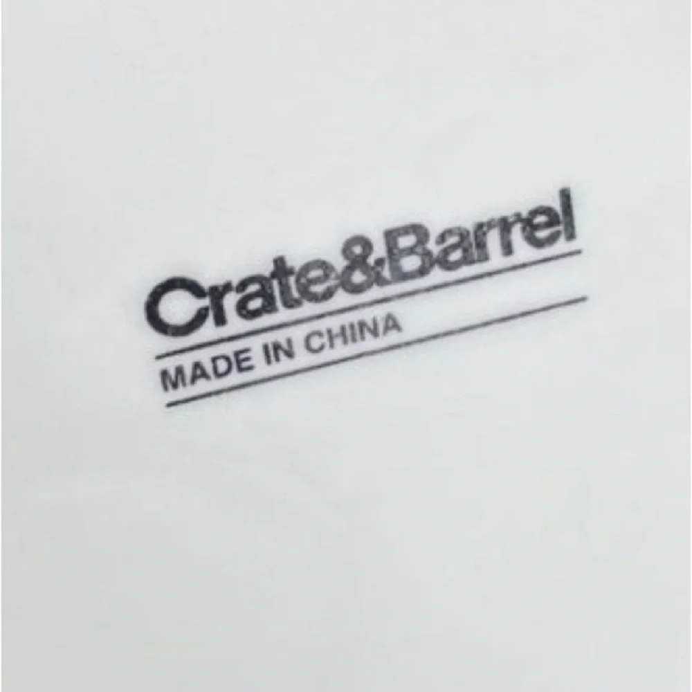 Crate & Barrel Winter Orchard Ceramic Teapot in EUC ~ crazing